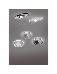 [S-TRIOR62911131] Plafoniera a Spirale LED Zibal Bianco Dimmerabile Ø39 cm