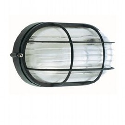 [S-SOV703/06] Plafoniera in alluminio pressofuso con diffusore in vetro stampato - Altezza lampada: 170mm - Potenza massima: 100W nero