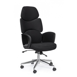 [S-B0710651] Poltrona Armstrong imbottita da ufficio in nero