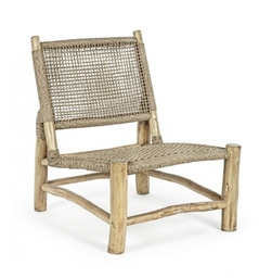 [S-B0671741] Poltrona arredo giardino fibra sintetica Lampok