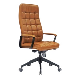 [S-FZ95676] Poltrona direzionale ufficio Murano cuoio