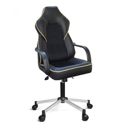 [S-FZ95760] Poltrona ufficio gaming Nero LYDIA 51x52x h73 cm