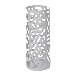 [S-V5926080000] Portabicchiere Metallo Frecce Bianco Tondo ø8x20 cm