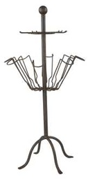 [S-V9139920000] Portabottiglie piedistallo in ferro cm. 46,5 x 46,5 h 85