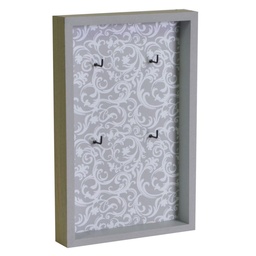 [S-V5913310000] Portachiavi in legno Rebecca 4 pezzi 16x3,5x25 cm