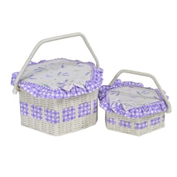 [S-V3905590000] Portalavoro lavanda esagonale cm29x29h19