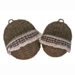 [S-V6533240000] Portalettere ovale marrone Cordi 1-2 Kent cm22x9h27