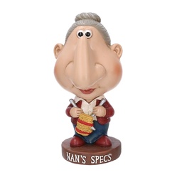 [S-V5961290000] Portaocchiali in resina nonna 7,3x6,3x13,7 cm