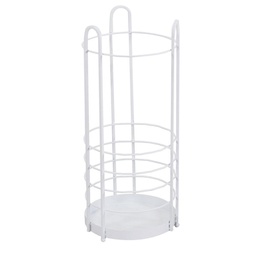 [S-V3503960000] Portaombrelli metallo bianco tondo 26x60x26 cm