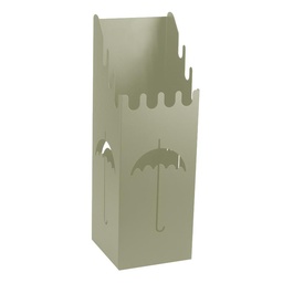 [S-V3504710000] Portaombrelli metallo tortora quadro 15,5x15,5 cm