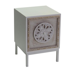 [S-V5920960000] Portatutto in legno con cassetto quadrato 20x21x29 cm