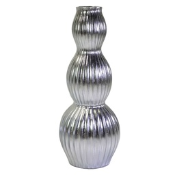 [S-V6368310000] Portavaso in resina argento ø45x120 cm