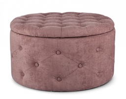 [S-B0748297] Pouf Cont. P.Scarpe Ernestine Dark Rose - Pouf con Tasche Porta Scarpe