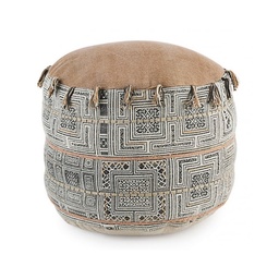 [S-B0720094] Pouf in cotone stile etnico TILAK Desert 50x35 cm