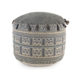 [S-B0720095] Pouf in cotone stile etnico TILAK Snorkel 50x35 cm