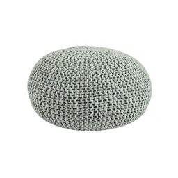 [S-B0720738] Pouf intrecciato menta bizzotto cm 80x35