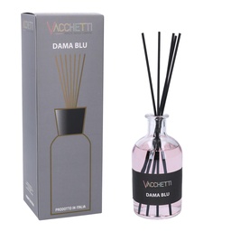 [S-V5601800000] Profumatore per ambienti in vetro 250 ml dama blu cmø6h24