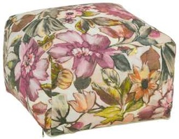 [S-V9152510000] Puff tessuto fantasia cm. 53 x 53 h 35