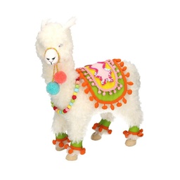 [S-V8531780000] Pupazzo Lama Tessuto 28x11,5x34 cm
