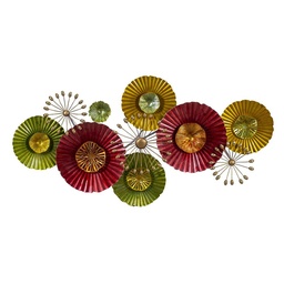 [S-V4616650000] Quadro Moderno Metallo Multicolor 59,1 x 120 x 10,2 cm