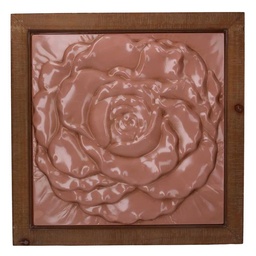 [S-V9182170000] Quadro Rosa Hope OW-0639A - 48x48x3 cm