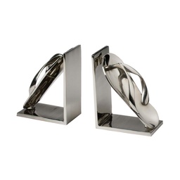 [S-V7006270000] Coppia di reggilibri a forma di ciabatta cm13,5x8h17