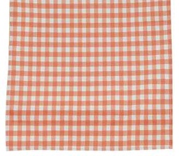 [S-V9130590000] Runner quadretti arancio cm. 45x140