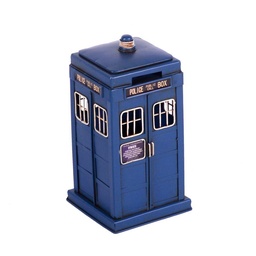 [S-V1864600000] Salvadanaio Metallo Police Box 12x12x23 cm
