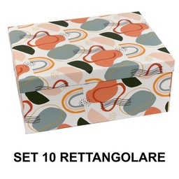[S-V1226020000] Scatola rettangolare multicolore in cartone 1-10 cm37,5x29h16