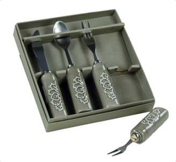 [S-V9171460000] Scatola con posate dolci 18 x 16,5 x 3,5 cm