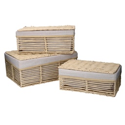 [S-V1225710000] Scatola Hilary Beige 1-3 cm38x27h17