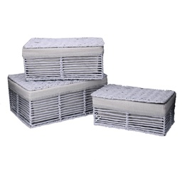 [S-V1225730000] Scatola Paper Hilary 1-3 Grigio Chiaro cm38x27h17