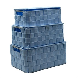 [S-V12147500AZ] Scatola poliestere azzurra rettangolare cm30x20h13,5