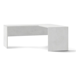 [S-ODB6301OSDK] Scrivania angolo a destra moderna Bianco Ossido 180x169x h76 cm