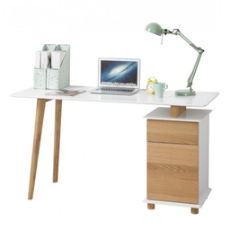 [S-B0711001] Scrivania con cassettiera Montreal 140x60x76h cm