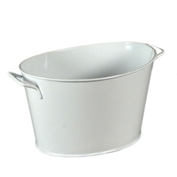 [S-V7015670000] Secchiello ghiaccio acciaio bianco 36x24x20 cm