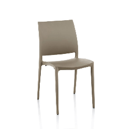 [S-FZ98167] Sedia Curtis polipropilene tortora design ergonomico