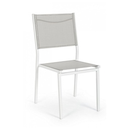 [S-B0662911] Sedia da esterno bianca Hilde Cloud - 46 x 57 x 88 cm