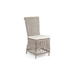 [S-B0671649] Sedia Intrecciata in Rattan Warna per Interni ed Esterni - 47x55x100 cm