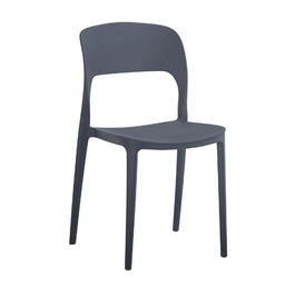 [99845] Sedia in polipropilene colore antracite 80 cm, 40 cm, 45 cm