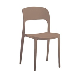 [99846] Sedia in polipropilene colore tortora, 80x40x45 cm