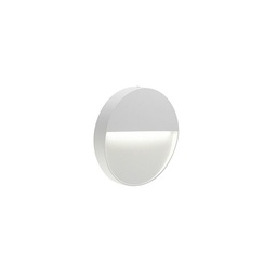 [S-SOV99156/02] Segna Passo 3W Led 4000K  linea geo round  bianco
