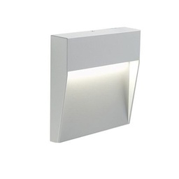 [S-SOV99154/02] Segnapasso 3W Led 4000K  linea geo square  bianco