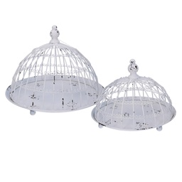 [S-V9112100000] Set 2 vassoi con coperchio - Dimensioni: 36x36x26 cm