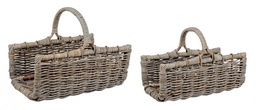 [S-B0380380] Cesto in Rattan Kubu per Legna