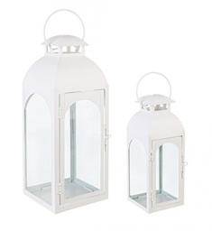 [S-B0140768] Set2 Lanterna Agueda Bianco