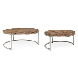 [S-B0746167] Set2 Tavolino Rafter Basso  BZ