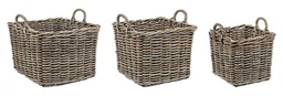 [S-B0380385] Set3 Cesto 2M Narra Qu in Rattan Kubu