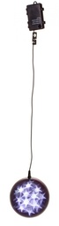 [S-B0911025] Sfera Pl D150 C-24Luci Nero