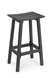 [S-B0662434] Sgabello Bar Nero h71cm
